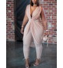 LW SXY Twist Front Fold Design Jumpsuit