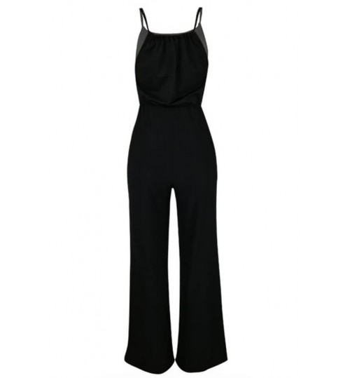 LW Wide Leg Drawstring Jumpsuit