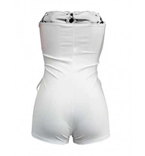 LW Off The Shoulder Bandage Design Romper