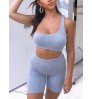 LW BASICS One Shoulder Cut Out Romper