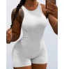 LW BASICS Rib Knit Skinny Cami Romper
