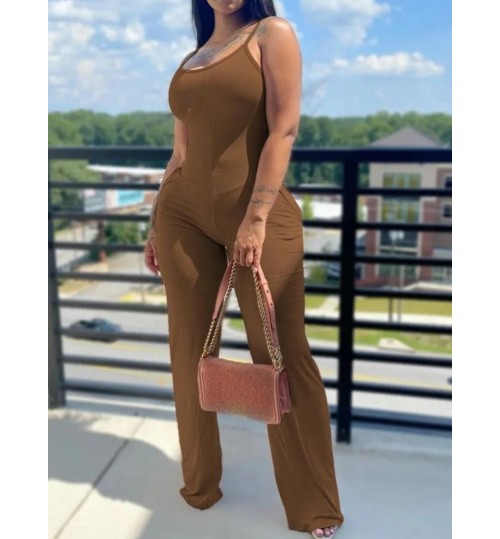 LW BASICS Pocket Design Cami Jumpsuit