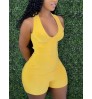 LW BASICS Cut Out Drawstring Romper