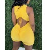 LW BASICS Cut Out Drawstring Romper