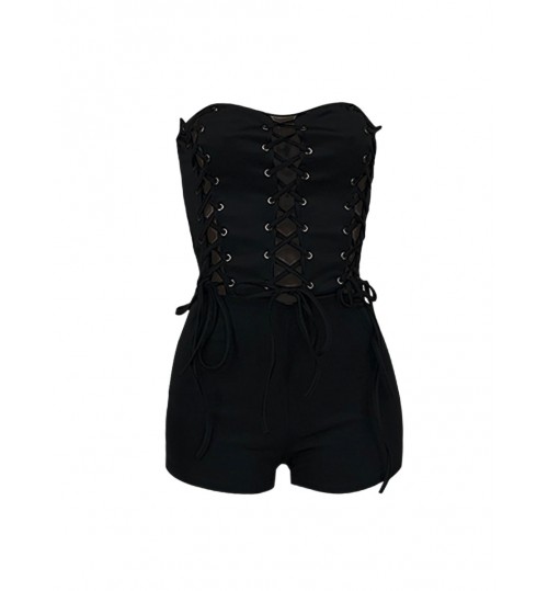 LW Off The Shoulder Bandage Design Romper