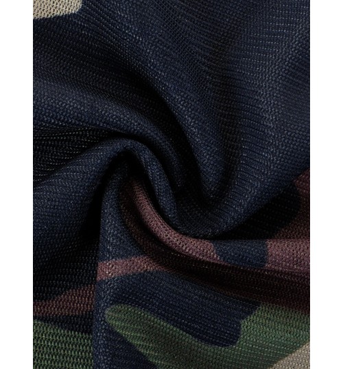 LW Camo Print See Through Jumpsuit