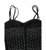 LW Rhinestone Pearl Embellished Bra Detail Jumpsuit