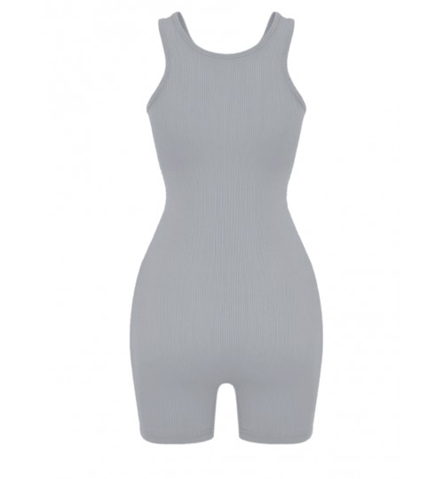 LW BASICS Rib Knit Skinny Cami Romper