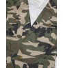LW COTTON Camo Print Pocket Design Cargo Romper