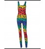 LW U Neck Leopard Print Jumpsuit
