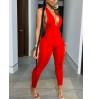 LW SXY Backless Skinny Jumpsuit
