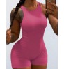 LW BASICS Rib-Knit Cami Romper