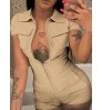 LW Zipper Pocket Design Romper