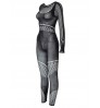 LW SXY Mesh Skinny Stretchy Jumpsuit