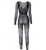 LW SXY Mesh Skinny Stretchy Jumpsuit