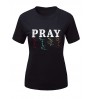 LW Pray Letter Print T-shirt
