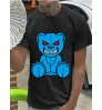 LW Men Cartoon Print Regular Fit T-shirt