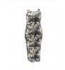 LW Plus Size Camo Letter Print Bodycon Dress