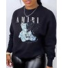 LW Cartoon Letter Print Sweatshirt