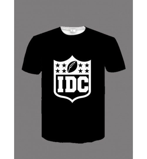 LW Men Star Letter Print T-shirt