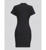 LW Plus Size Skull Head Letter Print Bodycon Dress
