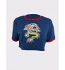 LW Plus Size Dragon Print Crop Top T-shirt