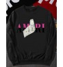 LW Money Letter Print Sweatshirt
