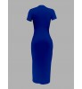 LW BASICS Plus Size Round Neck Bodycon Dress