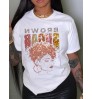 LW Figure Letter Print T-shirt