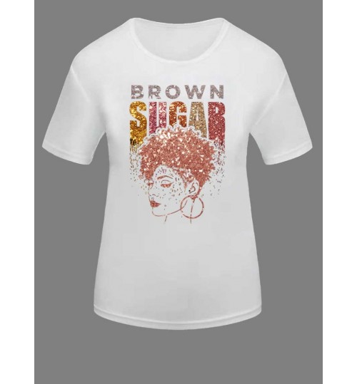 LW Figure Letter Print T-shirt