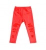 Kids Girl Solid Cotton Ripped Leggings Baby Leggings