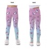 Factory OEM Custom Cartoon Print Super Soft Brushed Leggings Baby Kids Sports Leggings three sizes