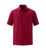 Custom Seasonal Shirt Men's Short Sleeve Cuban Guayabera For Daily Life
