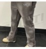 OEM custom flared sweatpants cotton nylon flare track pants men jogger pants flare sweat pants men