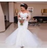 2022 Fall New Lace Mermaid Wedding Dress Bridal Gown Bride Dresses White Wedding Dress Long Sleeve