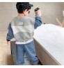 Boys Clothing New Arrival Fashion Spring Autumn Boys 2 Pieces Casual Clothing Set Full Sleeves T Shirt + Pants For Kids