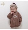 crewneck sweatshirt toddler Organic Cotton boys pullover hoodie eco friendly baby tracksuit