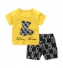 Green Horizon 2022 Summer Kids Clothing Sets Boy Casual Children's Wear Baby Boys T-shirt Trousers 2 Pieces Clothes Sets