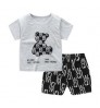 Green Horizon 2022 Summer Kids Clothing Sets Boy Casual Children's Wear Baby Boys T-shirt Trousers 2 Pieces Clothes Sets