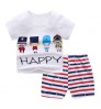 Boys Clothings Sets Kids boutique 2 Pcs Pure Cotton Short Sleeve Children Clothes Suit Summer Baby Clothings
