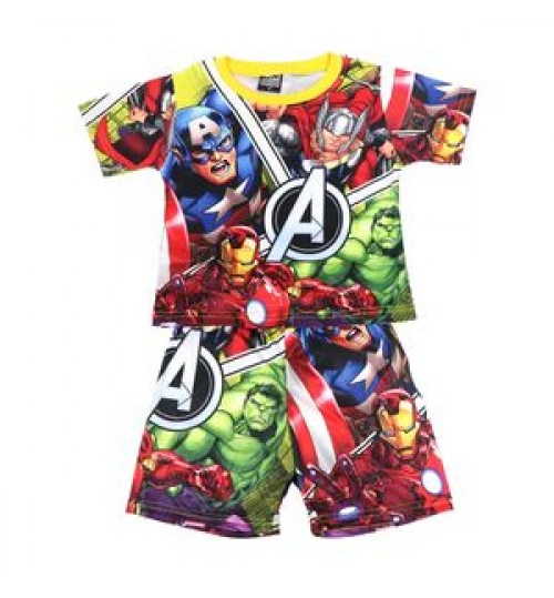 2022 Boys Sets New Summer Short-Sleeved Clothes Cartoon Clothing Children's Shorts Kids Pajamas Casual Two pieces wholesale