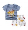 Hot Sale Summer Children's Clothing Sets 100 Different Design Baby Boy Clothing Sets 2pcs T-shirt kids clothes