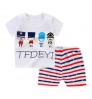 Hot Sale Summer Children's Clothing Sets 100 Different Design Baby Boy Clothing Sets 2pcs T-shirt kids clothes