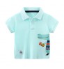 Summer 2022 New boys' Short-sleeved Polo shirt and lapel T-shirt top clothes baby Children's Clothing baby t-shirts