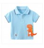 Summer 2022 New boys' Short-sleeved Polo shirt and lapel T-shirt top clothes baby Children's Clothing baby t-shirts