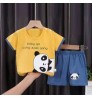 Boy Clothing Sets Casual T-shirt Set Shorts Pure-cotton Children Suit