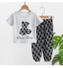 2022 Summer Kids Clothing Sets Boy Cotton Casual Children's Wear Baby Boys T-shirt Trousers 2 Pieces Clothes Sets
