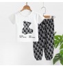 2022 Summer Kids Clothing Sets Boy Cotton Casual Children's Wear Baby Boys T-shirt Trousers 2 Pieces Clothes Sets