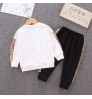 Hot New Boys Autumn Suit Children's Clothing Baby Out Clothes Boy Sports Two-Piece Set