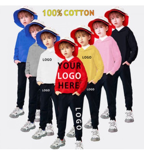 Toddlers Boy Clothing Sets Girl Clothes Outfits autumn Kids Clothing Set Sweatshirts Sports hoodie pants two piece Kids Set